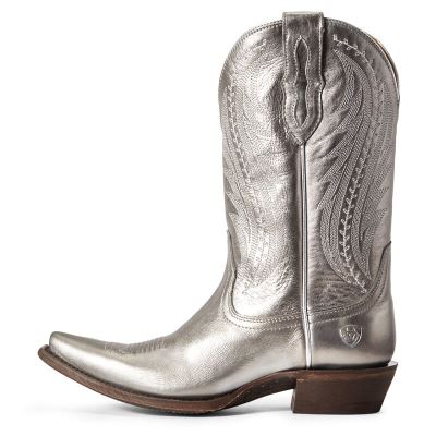 Ariat Western: Tailgate Botas Western Mujer - Plateadas Metal (ETHLO7934)